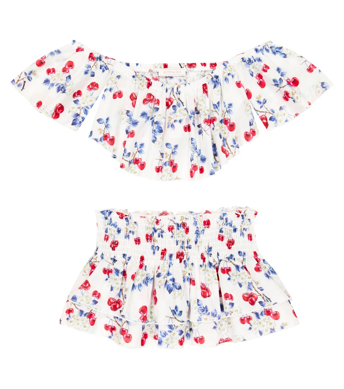 Muslin beach cover-up set | Monnalisa