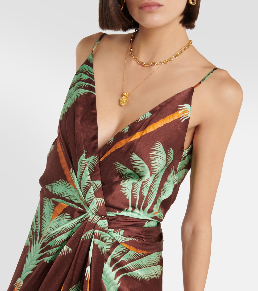 Besticktes Maxikleid aus Seide | Johanna Ortiz