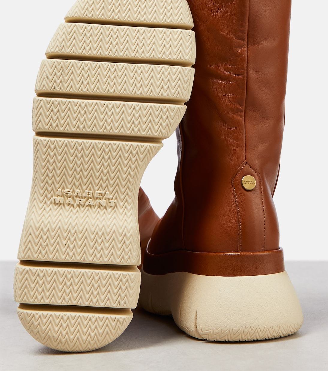 Overknee-Stiefel Malyx aus Leder | Isabel Marant