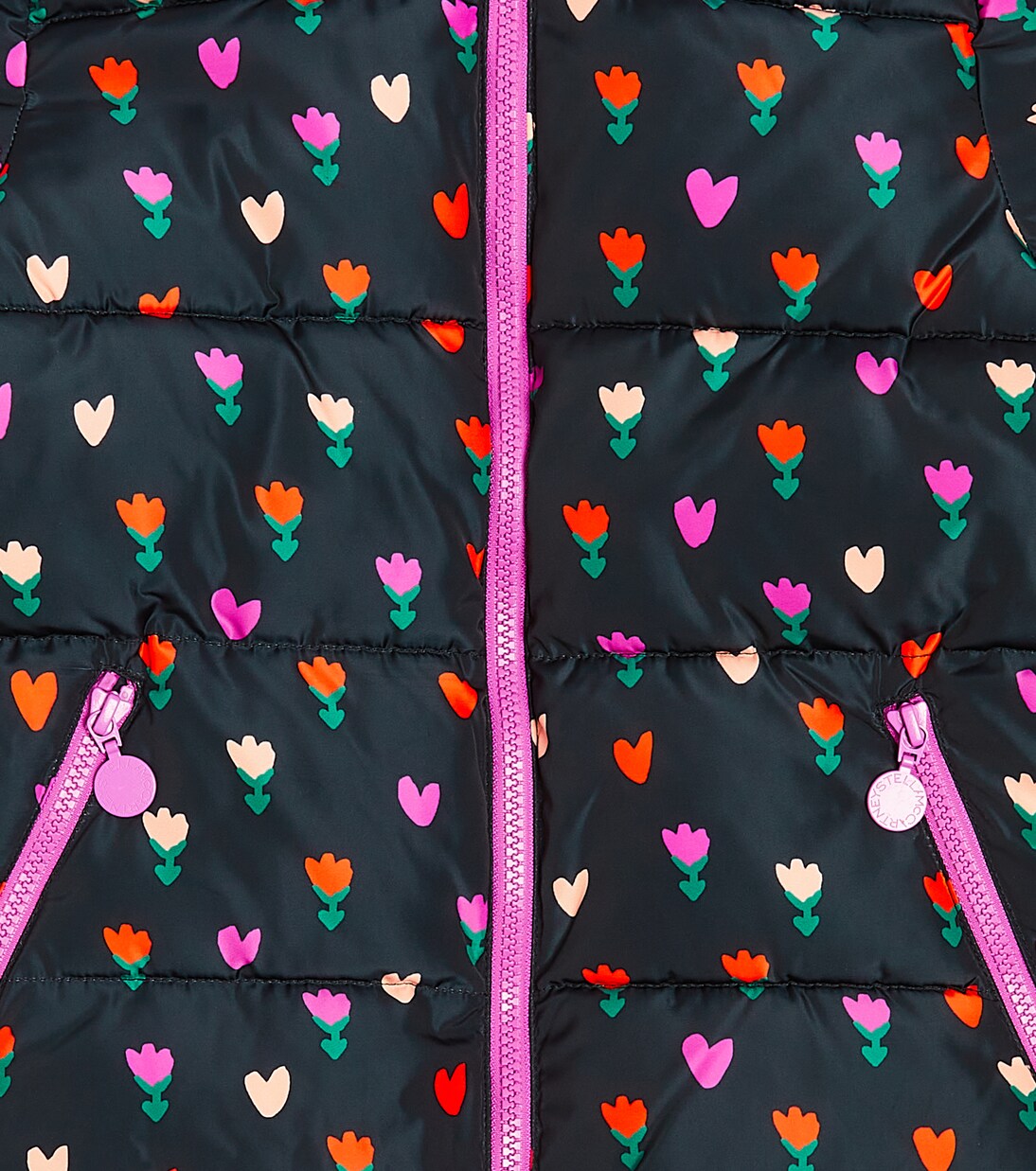 Veste matelassée à fleurs | Stella McCartney Kids