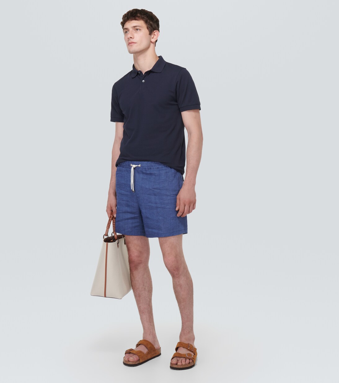 Cotton polo shirt | Sunspel