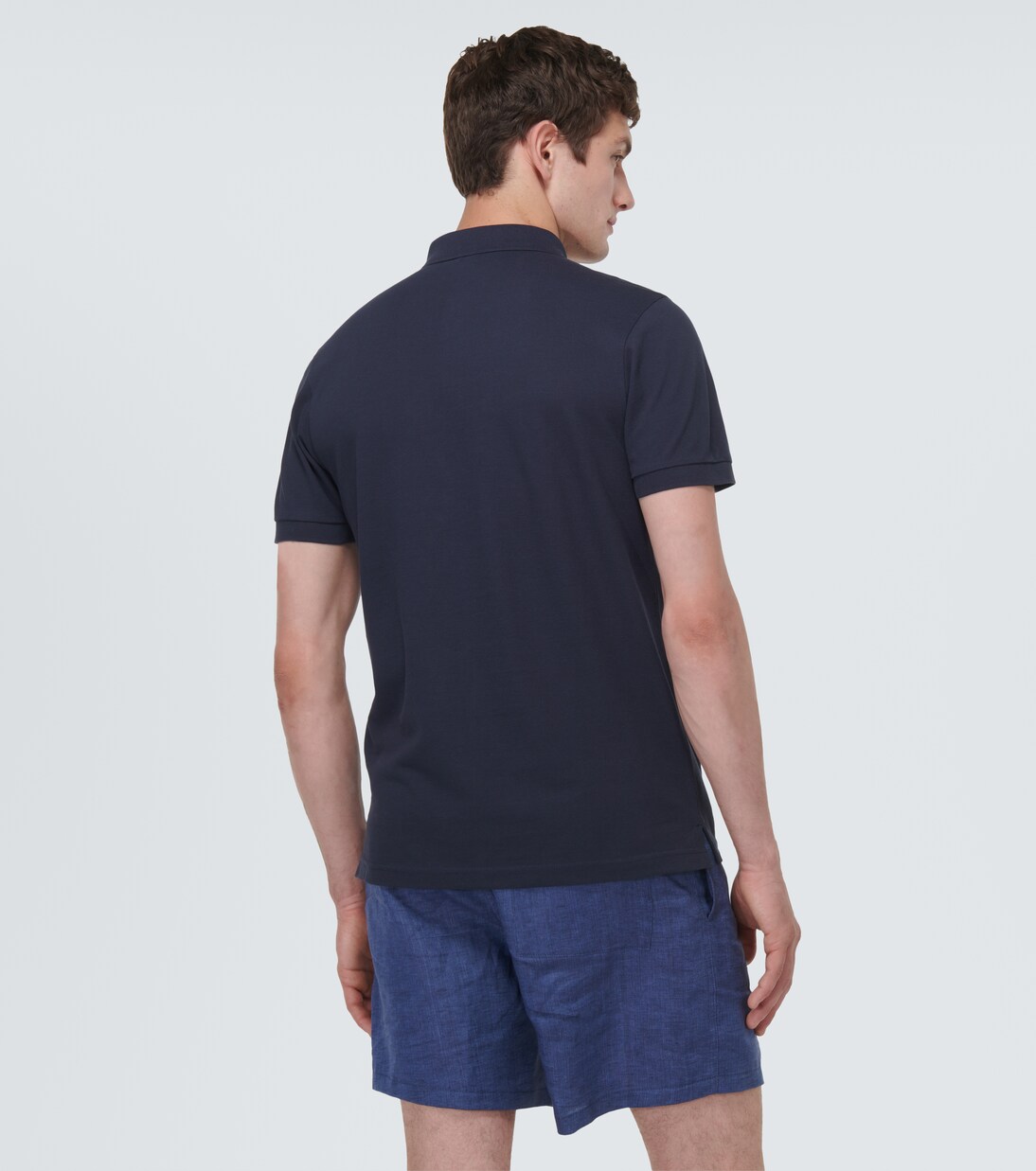Cotton polo shirt | Sunspel