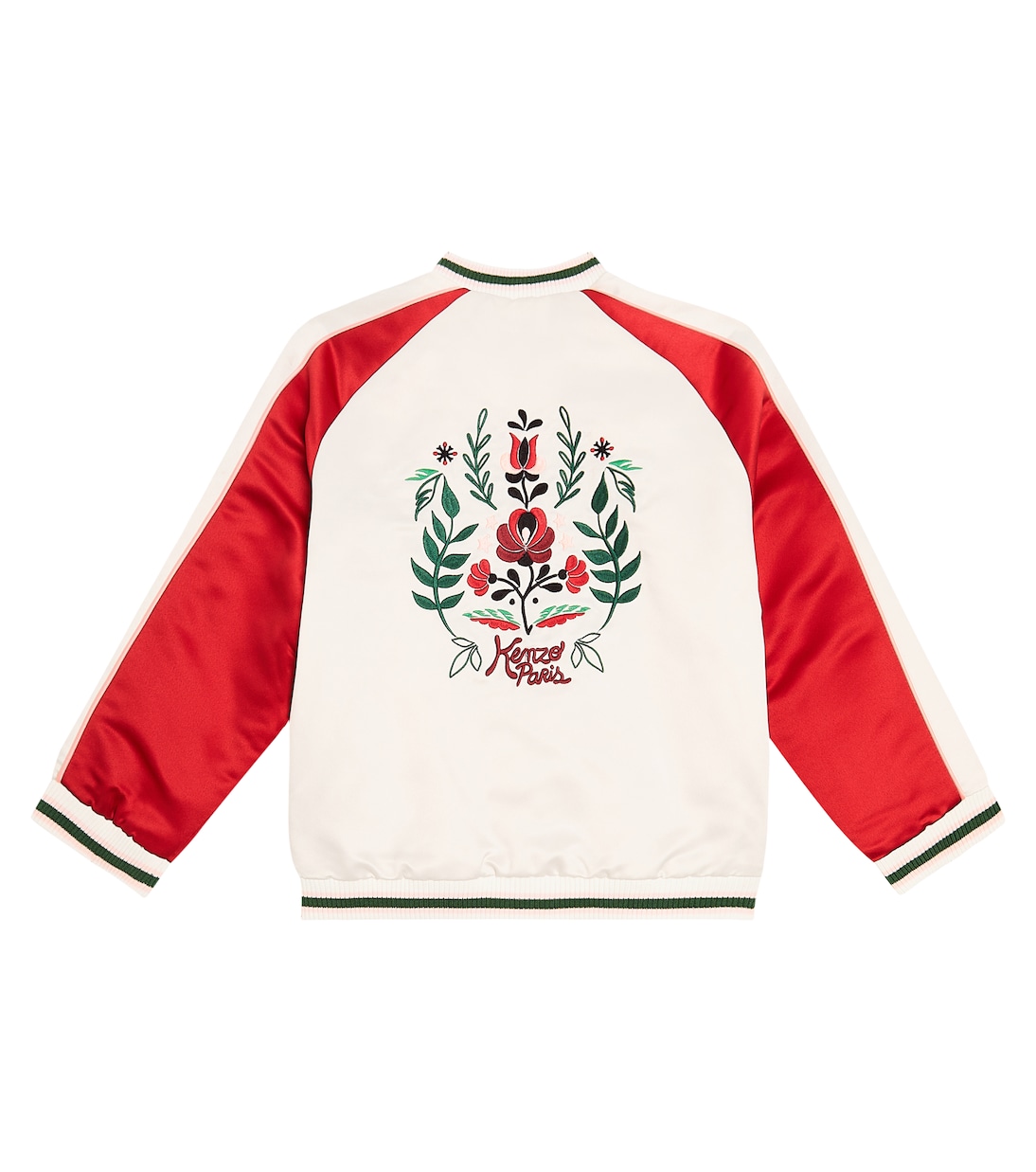 Bestickte Collegejacke aus Satin | Kenzo Kids