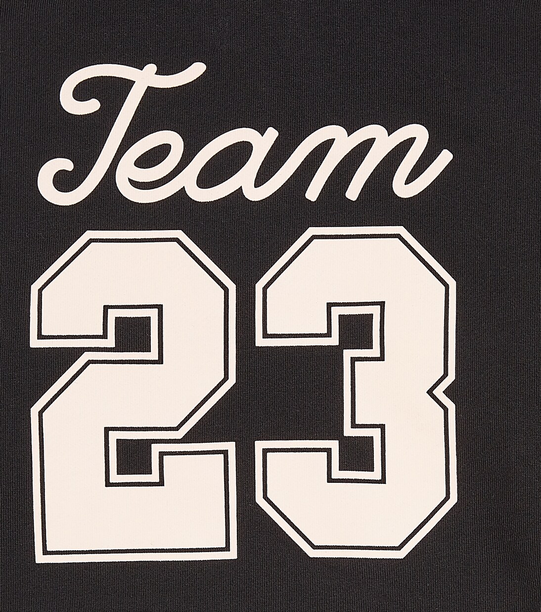 Team 23 cropped cotton jersey hoodie | Off-White Kids