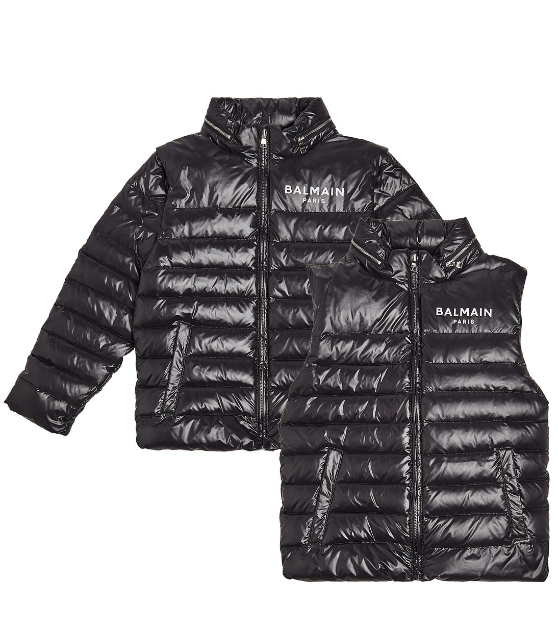 Logo down jacket | Balmain Kids