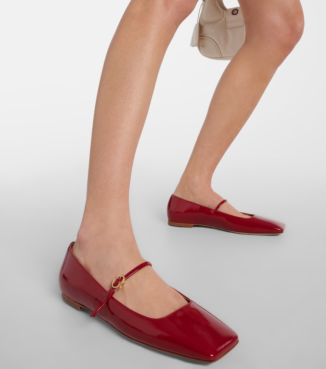 Christina patent leather Mary Jane flats | Gianvito Rossi