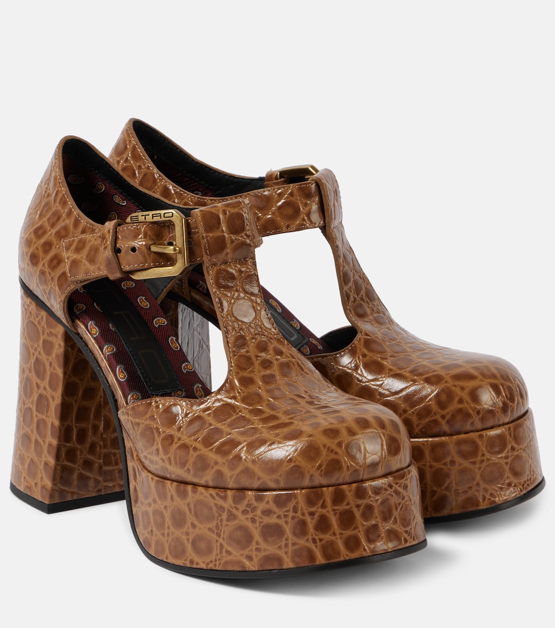 Mary-Jane-Pumps aus Leder | Etro