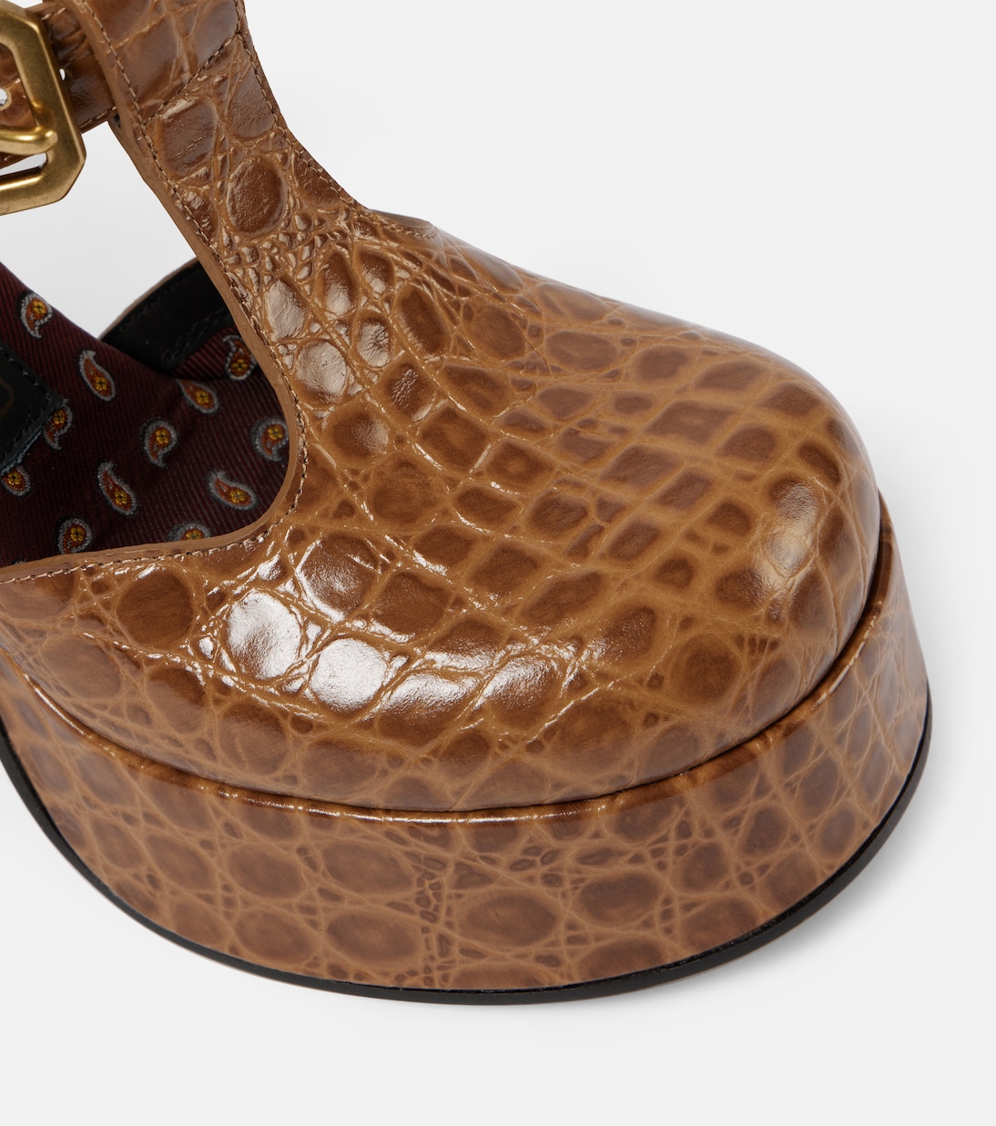 Mary-Jane-Pumps aus Leder | Etro