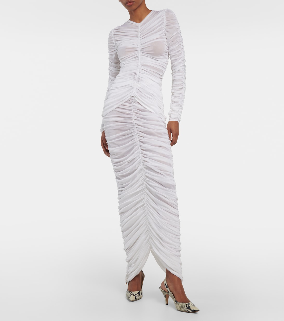 Maxirock Laure aus einem Seidengemisch | Khaite