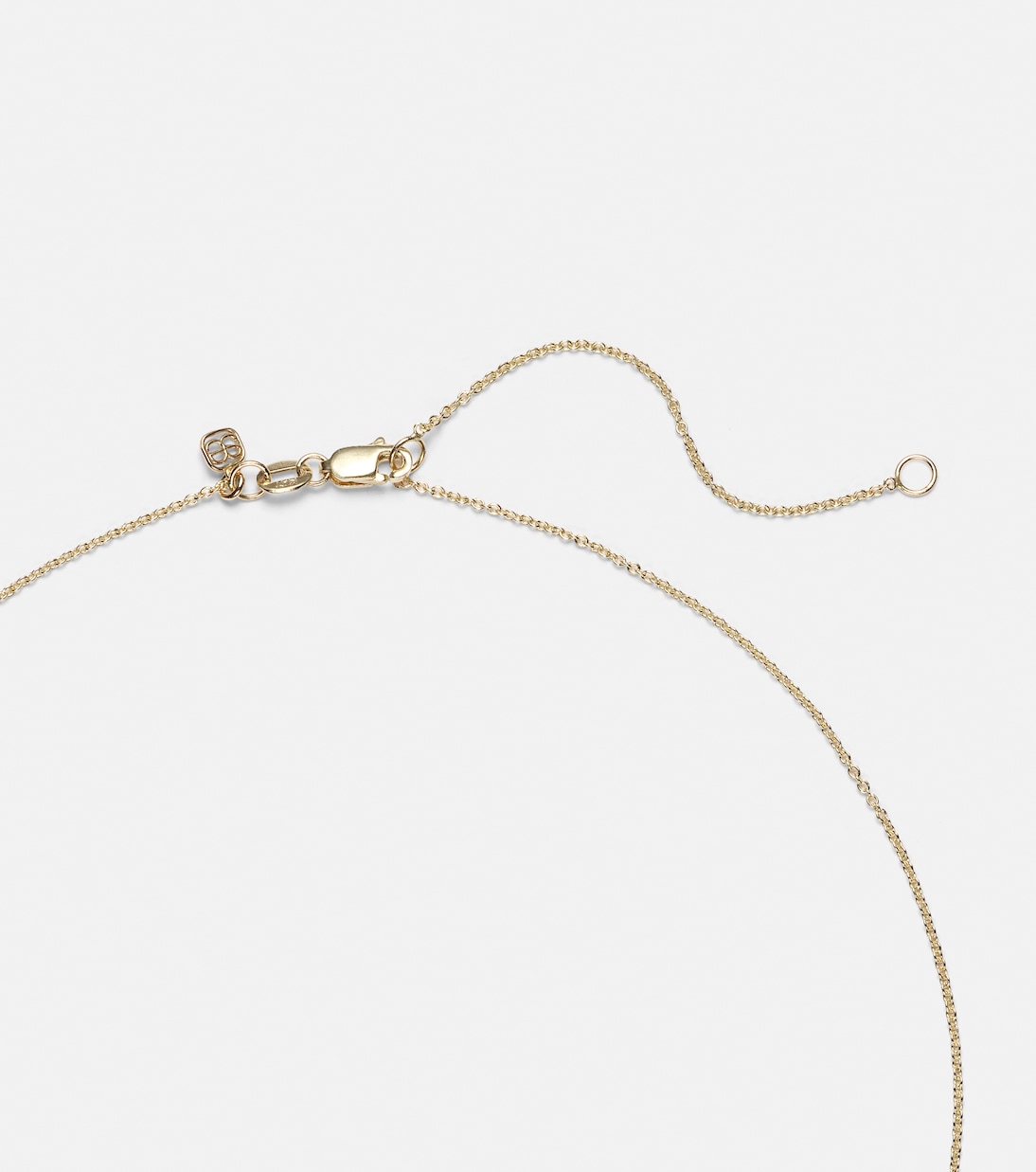 Collier chaîne Fluted Heart en or 14 ct et rubis | Sydney Evan