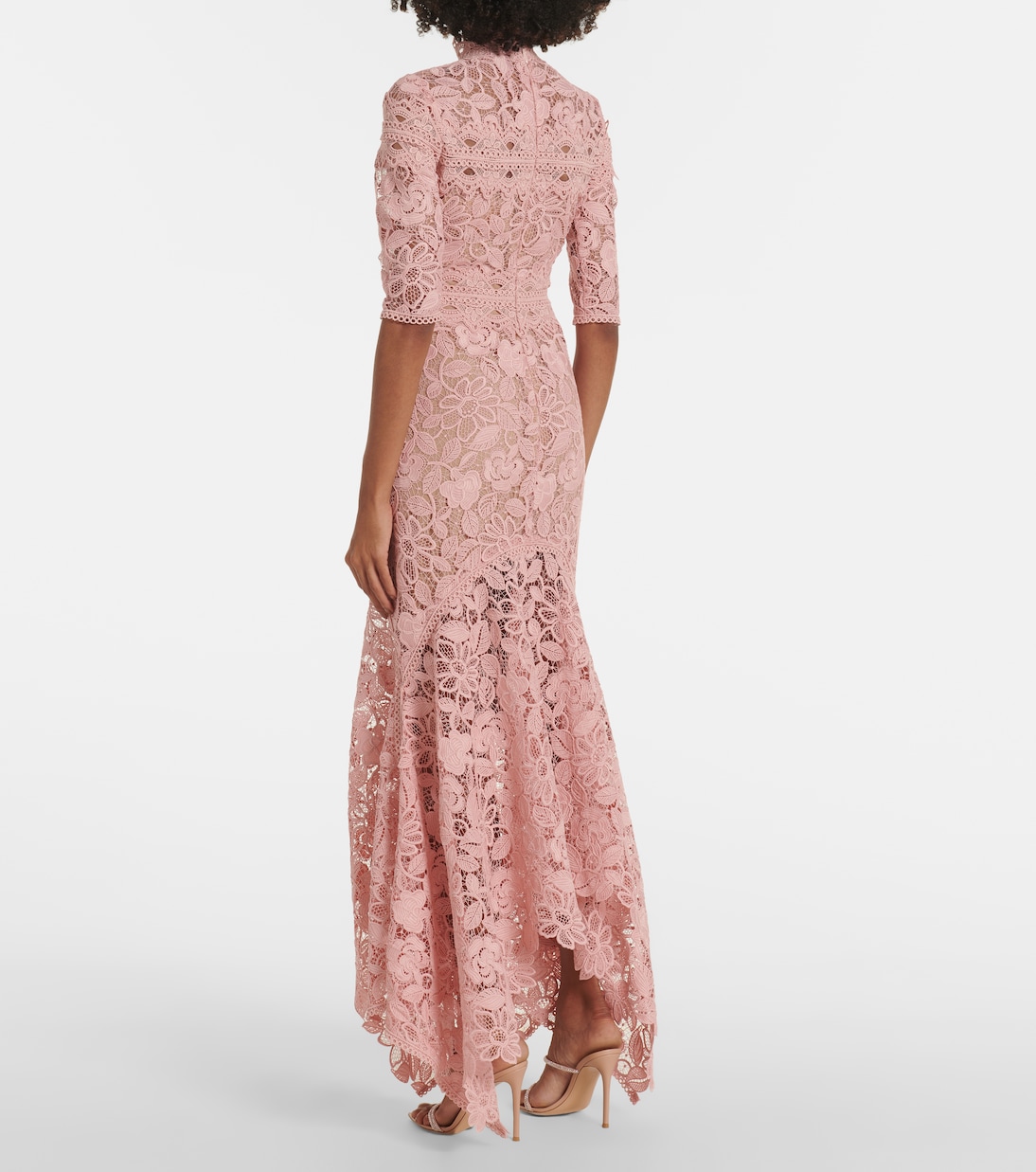 Floral lace gown | Costarellos