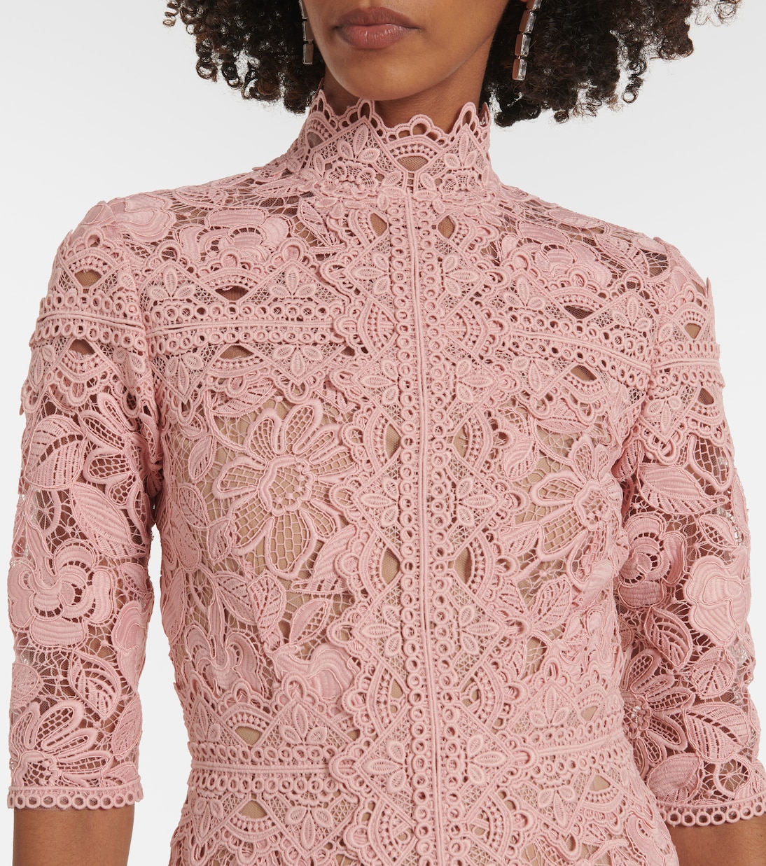 Floral lace gown | Costarellos