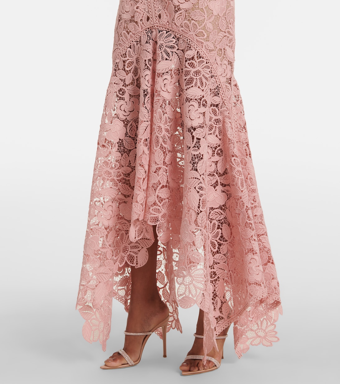 Floral lace gown | Costarellos