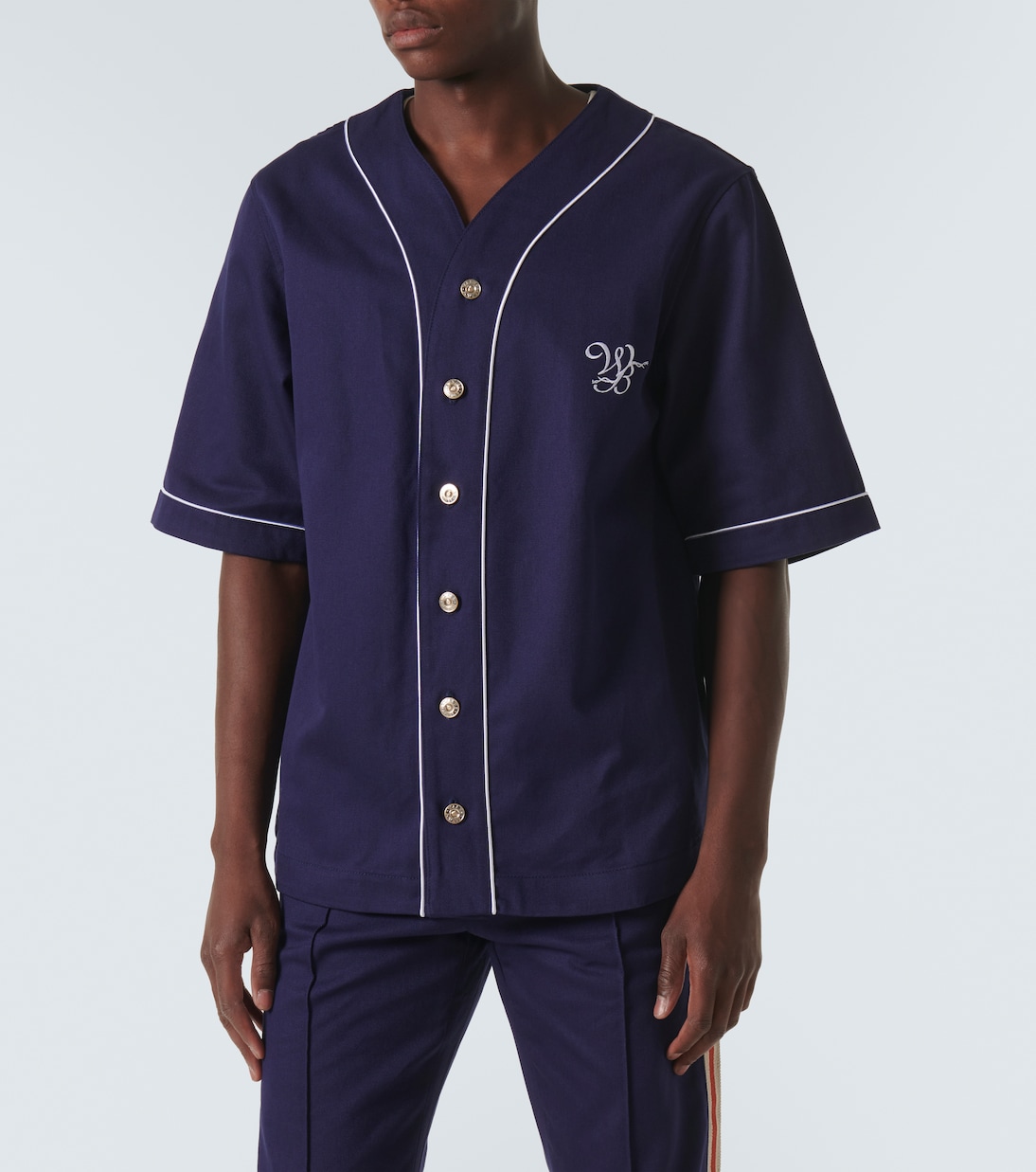 Chemise Freestyle en coton à logo | Wales Bonner