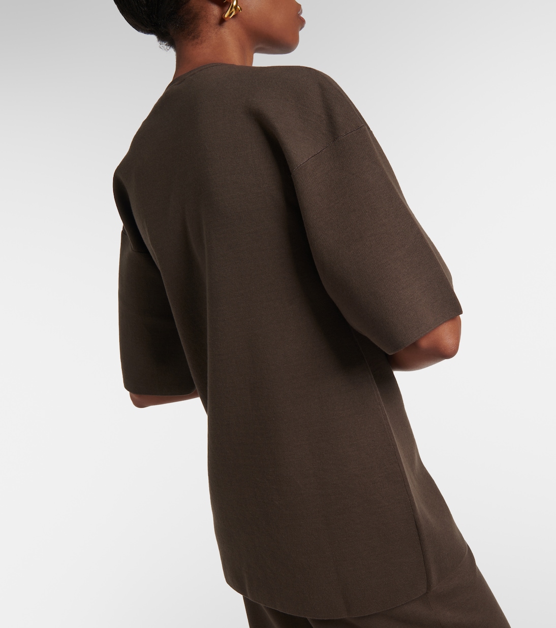 T-Shirt Dwyn aus einem Wollgemisch | Fforme