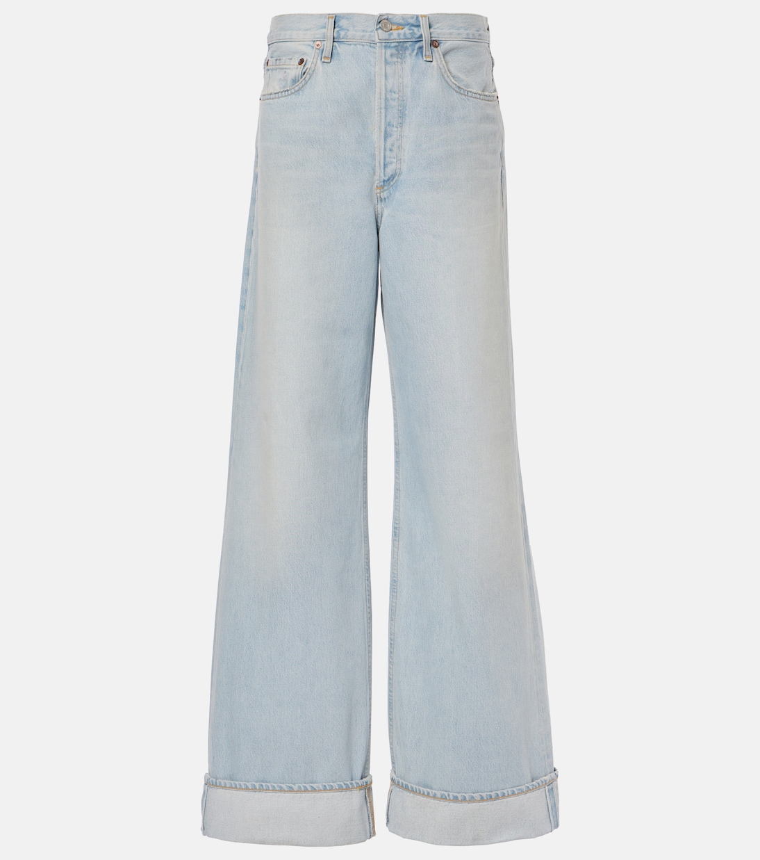 High-Rise Wide-Leg Jeans Dame | Agolde