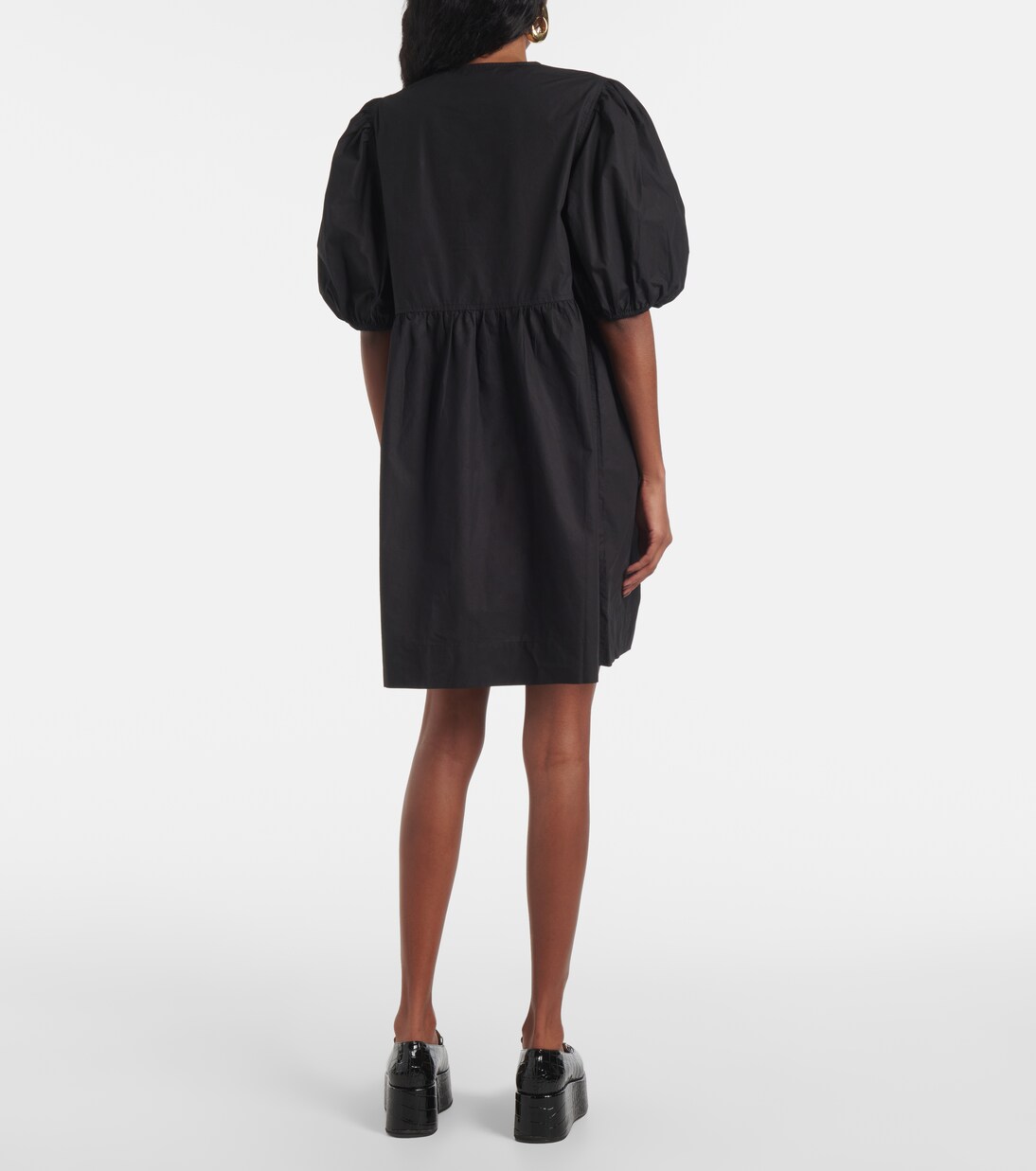 Minikleid aus Baumwollpopeline | Ganni