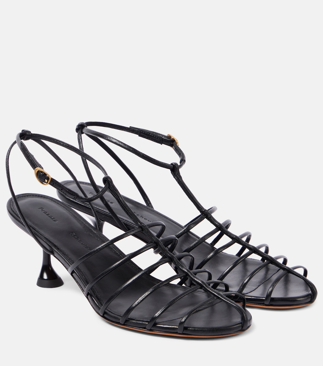 Sandalen Tee Cage 60 aus Leder | Proenza Schouler