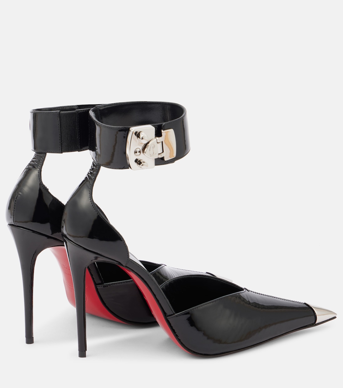 Verzierte Pumps Lock Me Up 100 aus Lackleder | Christian Louboutin