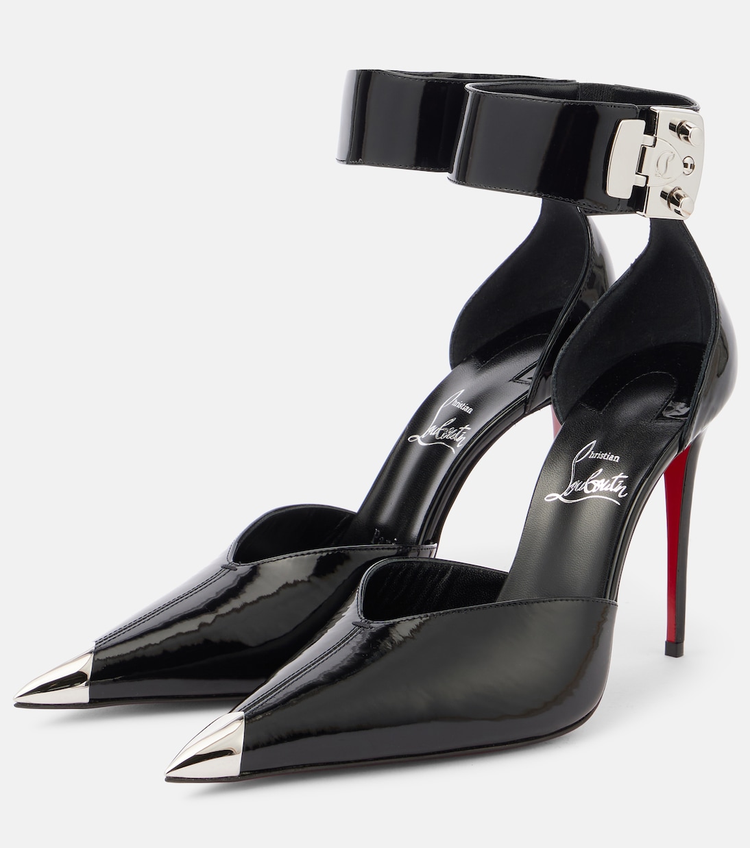Verzierte Pumps Lock Me Up 100 aus Lackleder | Christian Louboutin