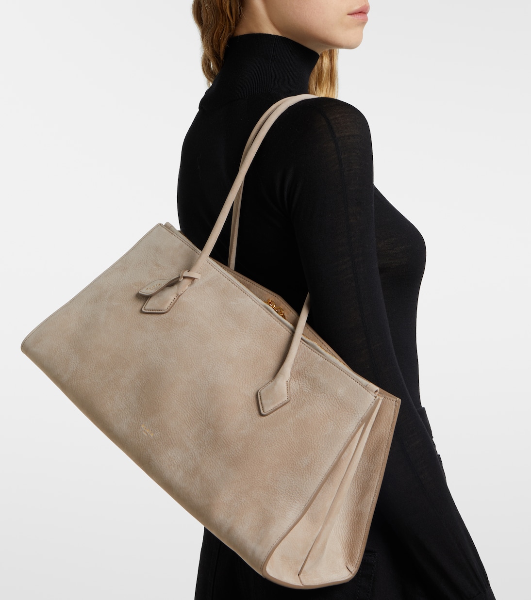 Le Teckel leather tote bag | Alaïa