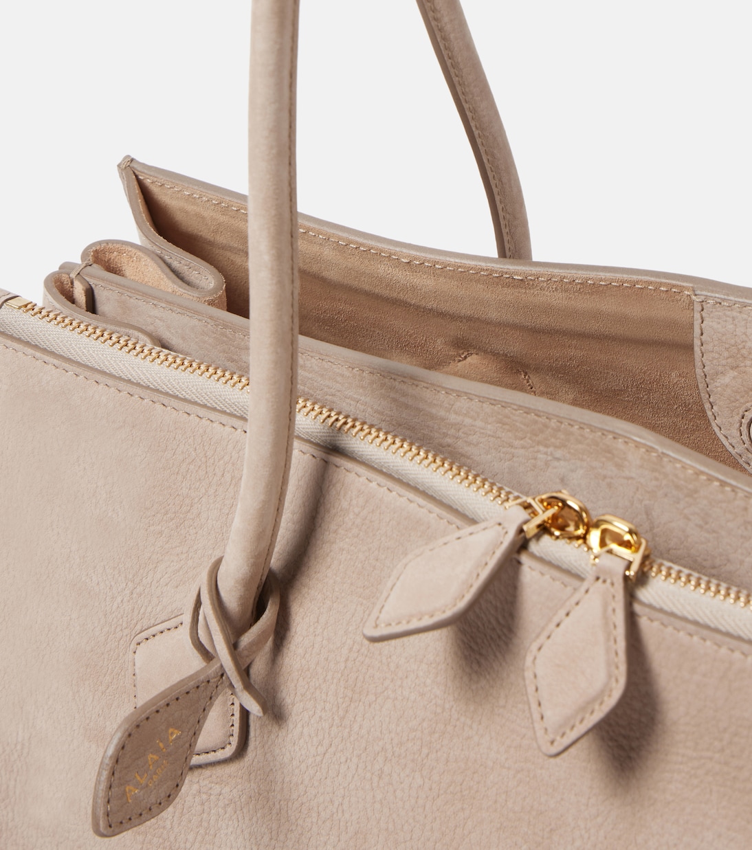 Le Teckel leather tote bag | Alaïa