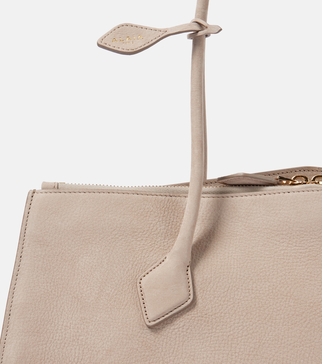 Le Teckel leather tote bag | Alaïa