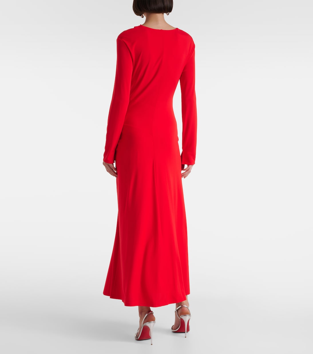 Ferrera ruched jersey maxi dress | Simkhai