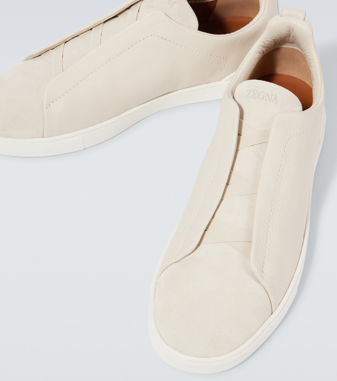 Triple Stitch leather sneakers | Zegna