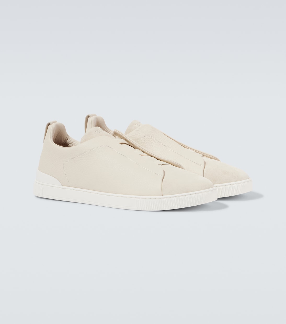 Triple Stitch leather sneakers | Zegna