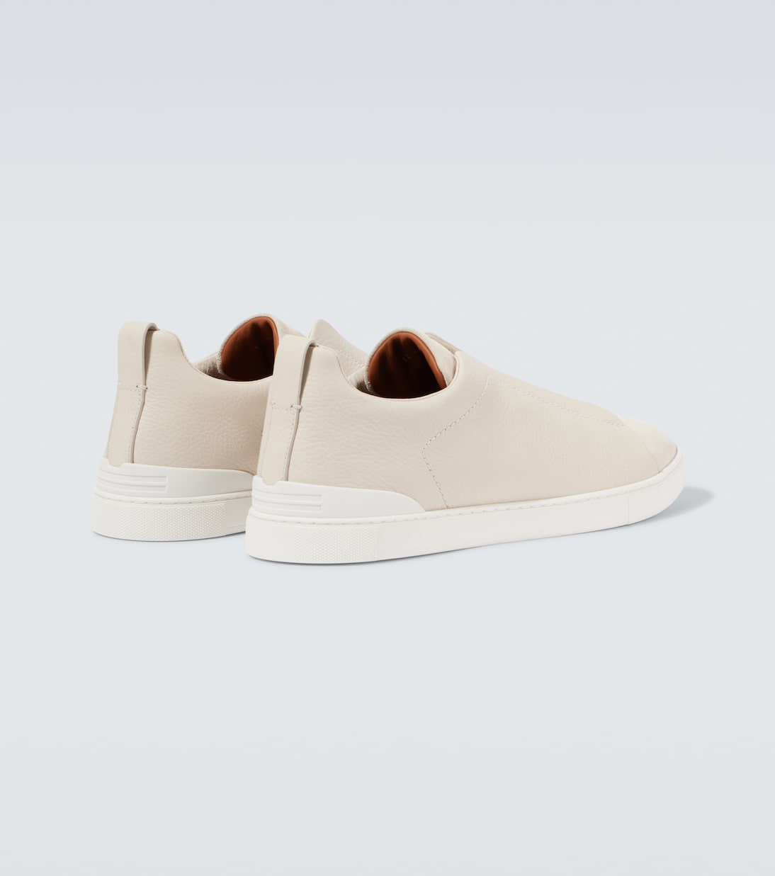 Triple Stitch leather sneakers | Zegna