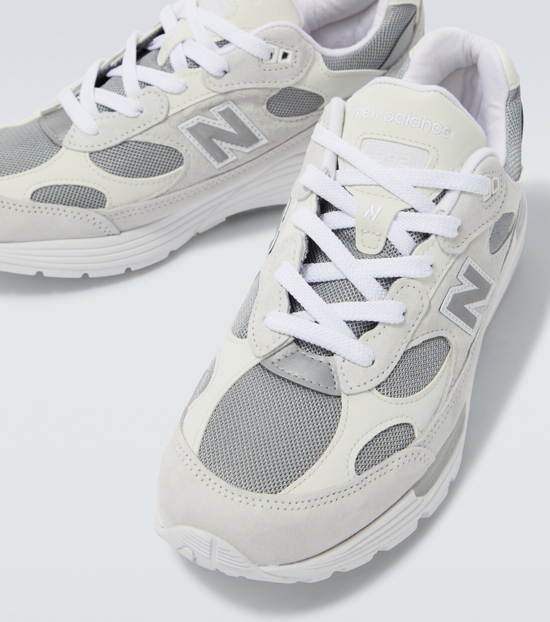992 suede-trimmed sneakers | New Balance