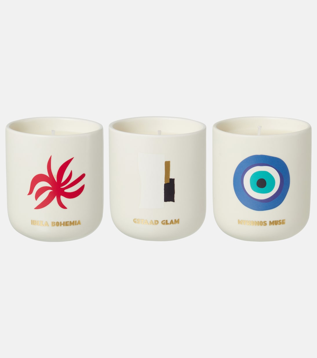 Travel From Home Mini set of 3 scented candles | Assouline