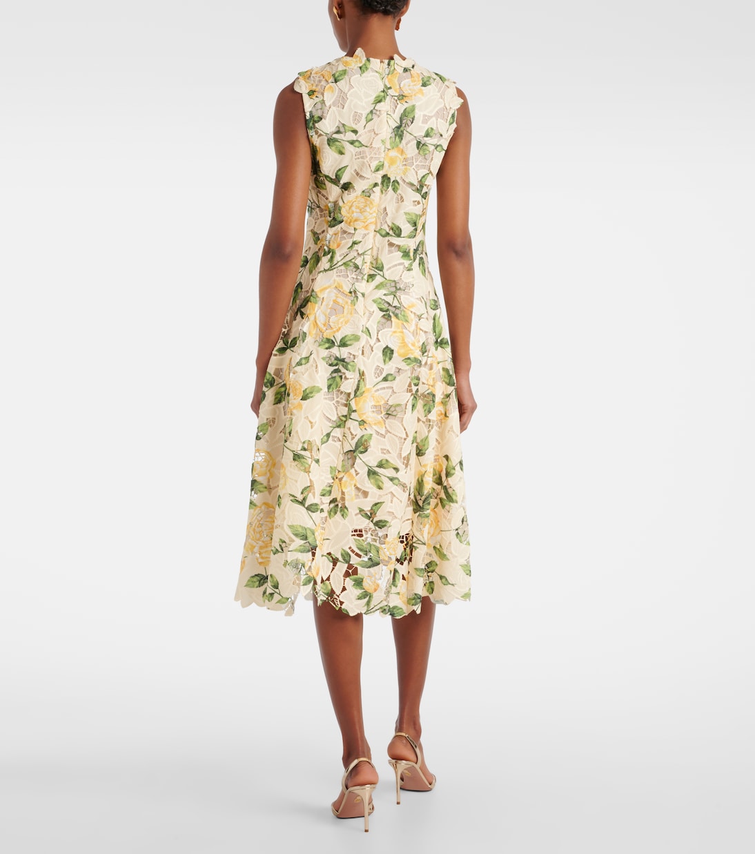 Bedrucktes Midikleid | Oscar de la Renta