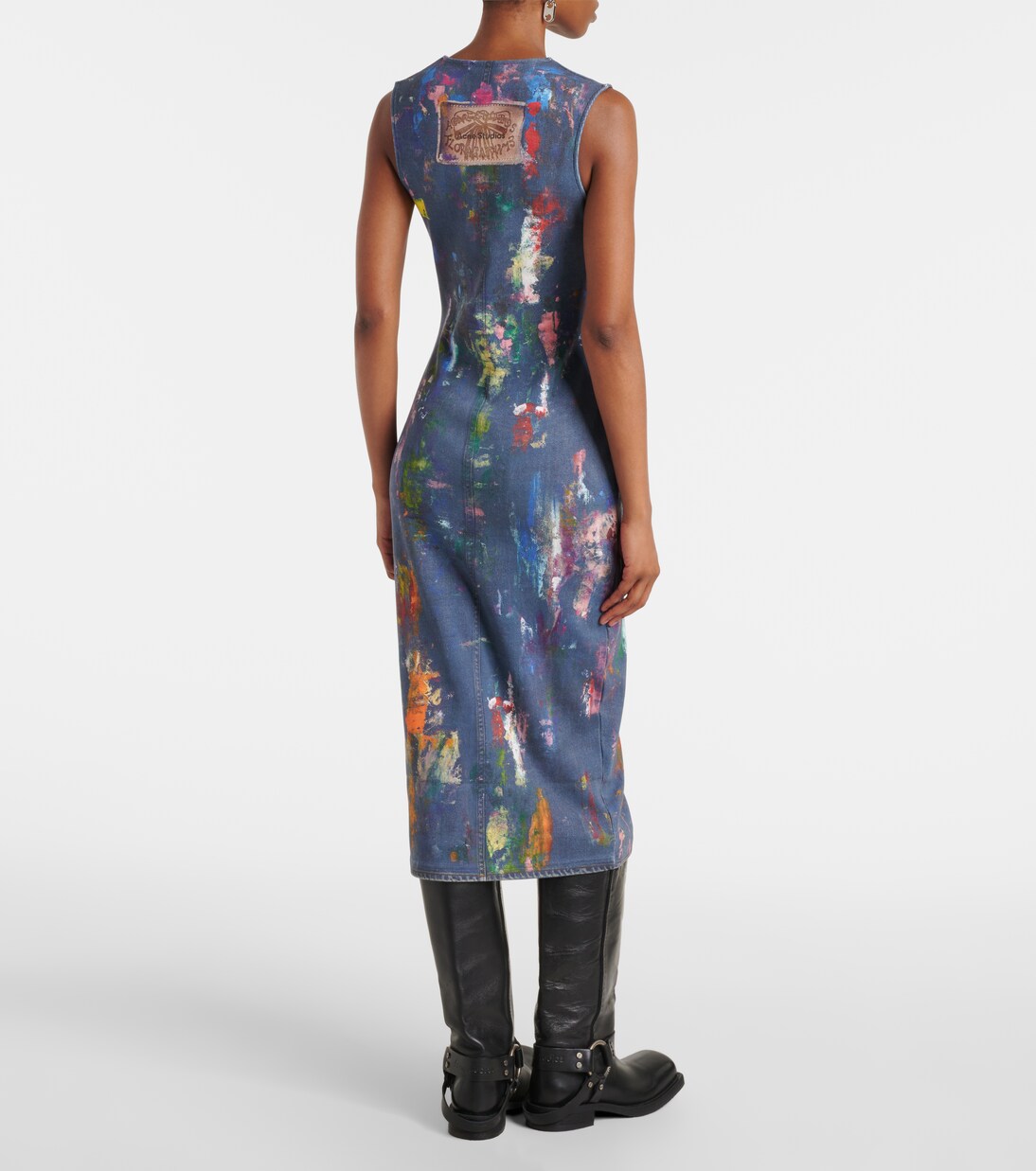 Bedrucktes Midikleid Enka | Acne Studios