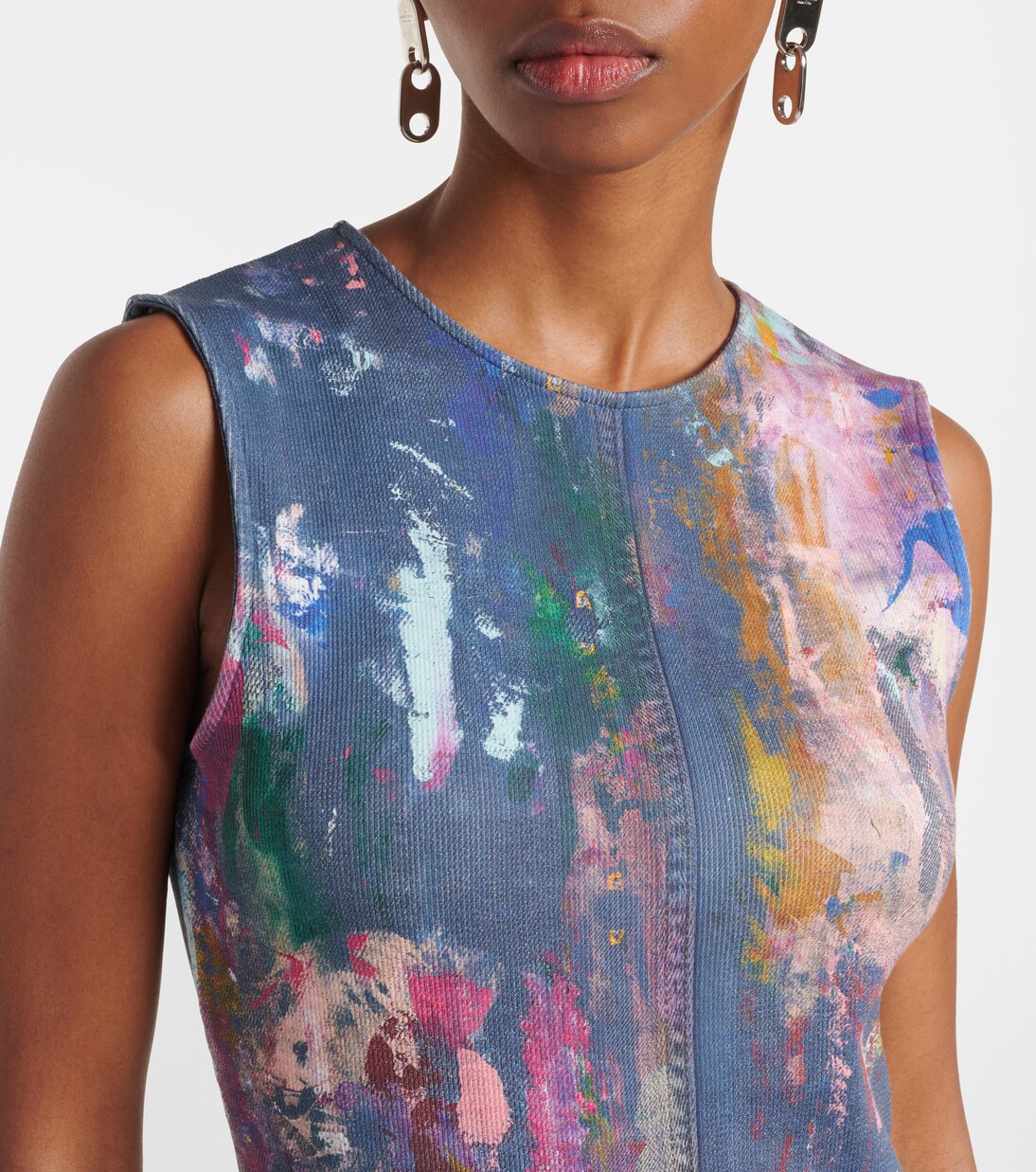 Bedrucktes Midikleid Enka | Acne Studios