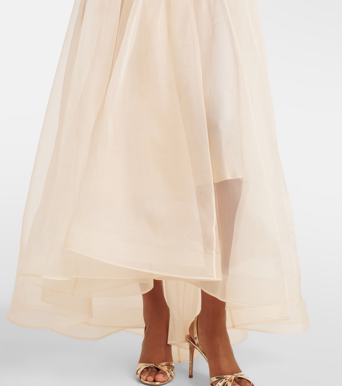 Illuminate macramé silk organza gown | Zimmermann