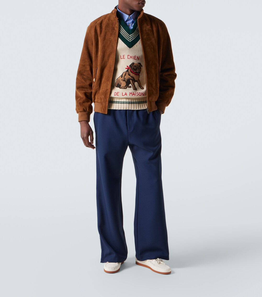 Leather boat shoes | Valentino Garavani