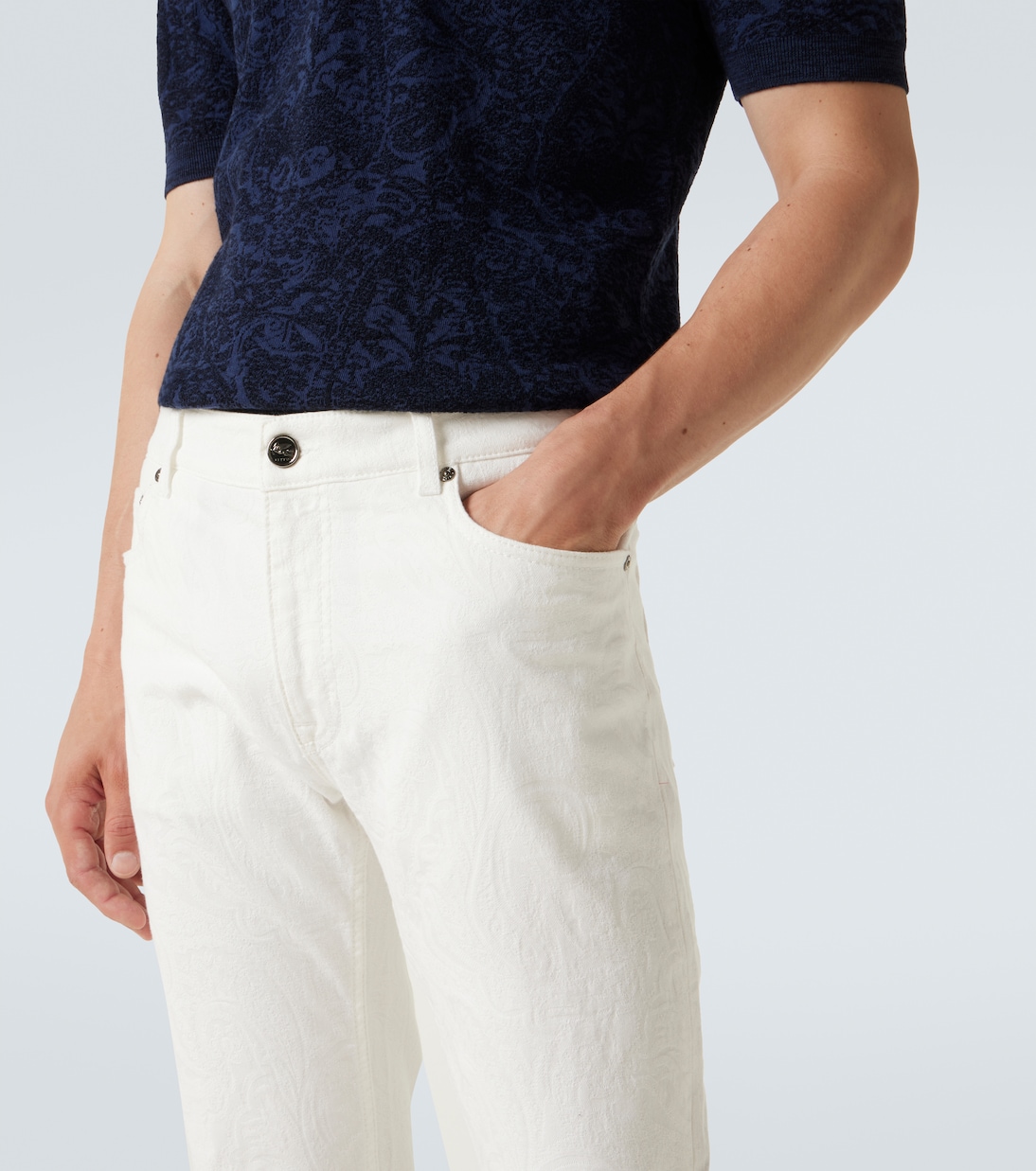 Jeans regular Pegaso a vita bassa | Etro