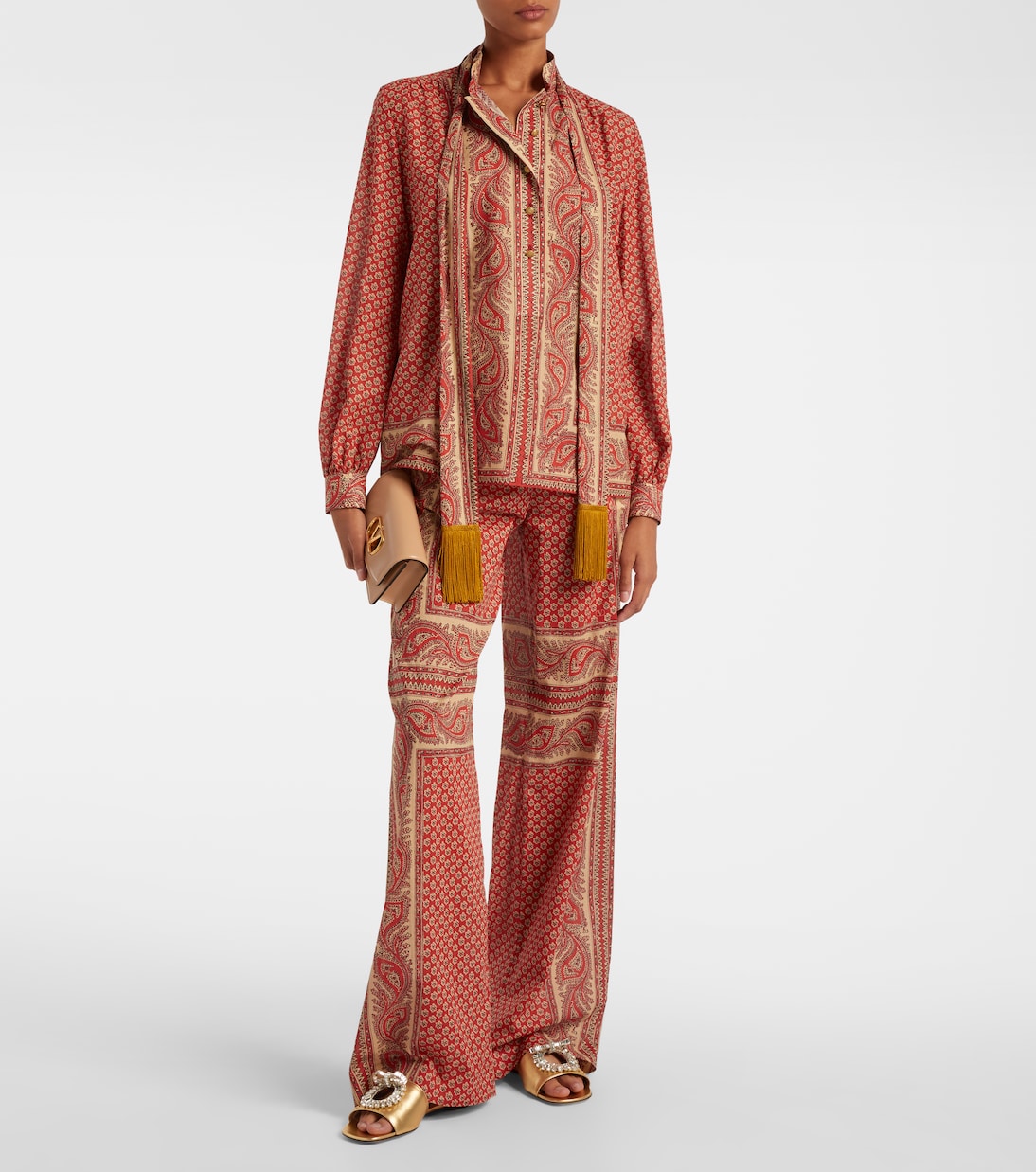 Pochette Vain Small en cuir | Valentino Garavani