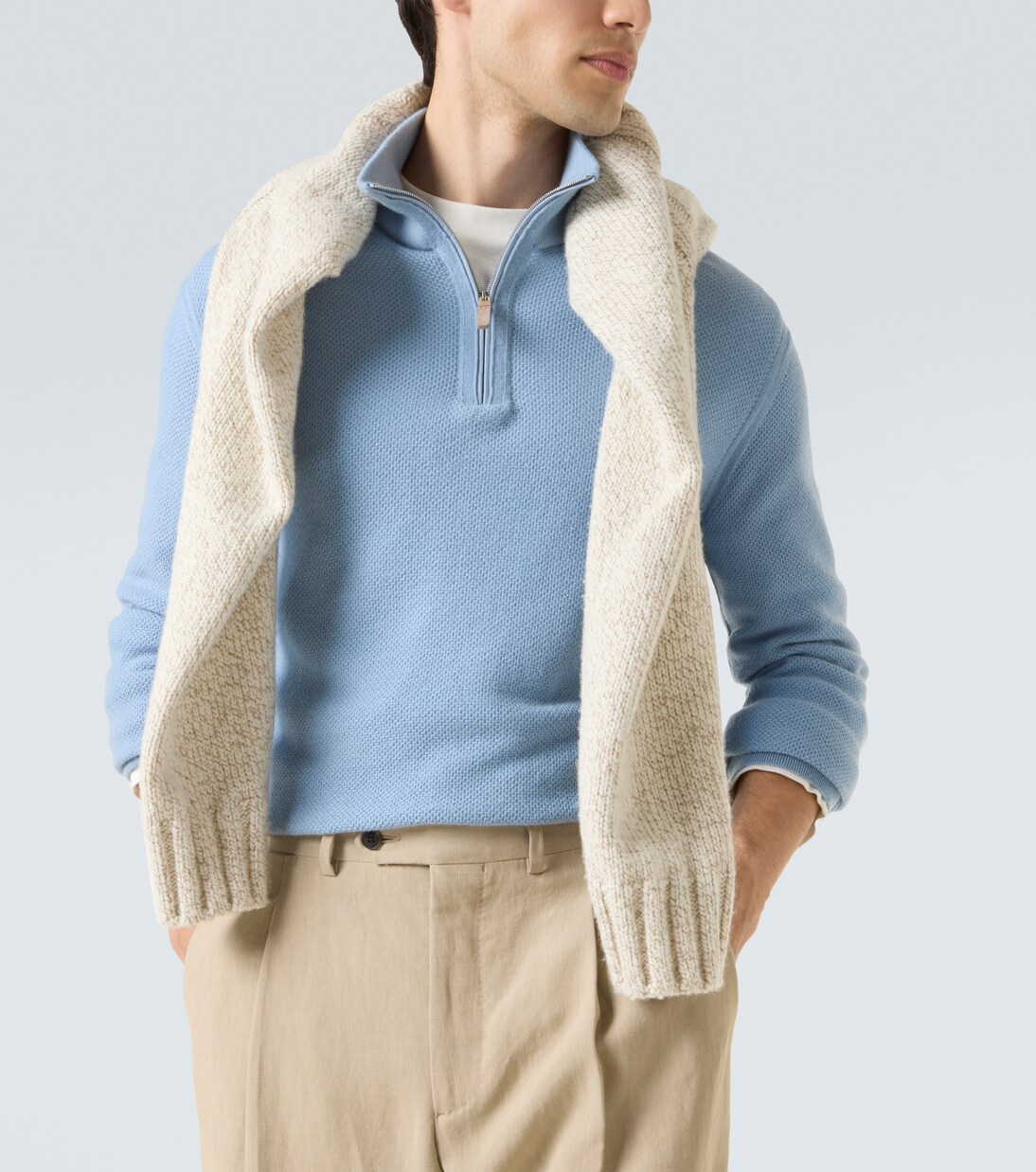 Cashmere mockneck sweater | Zegna