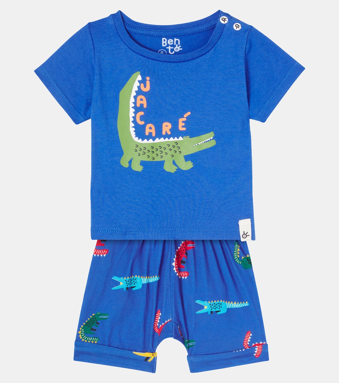 Baby Jacassaurinho T-shirt and shorts set | Fábula