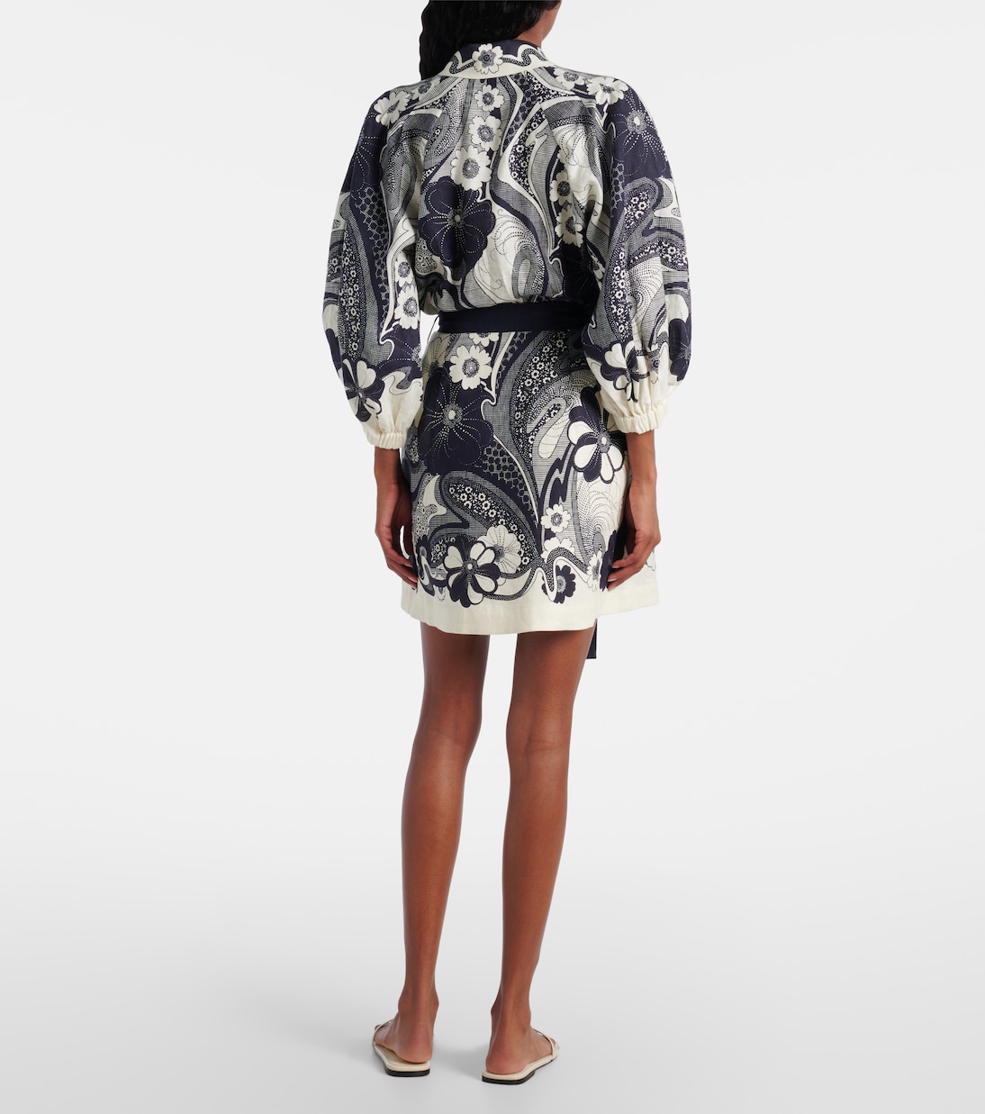 Kleid Mickey aus Leinen  | Alémais