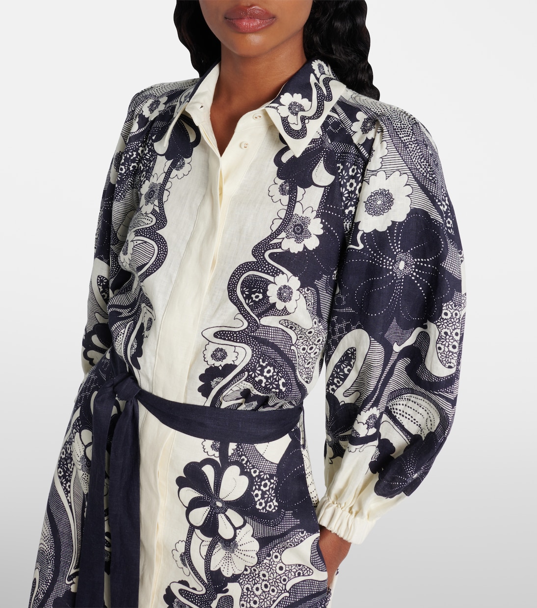 Kleid Mickey aus Leinen  | Alémais