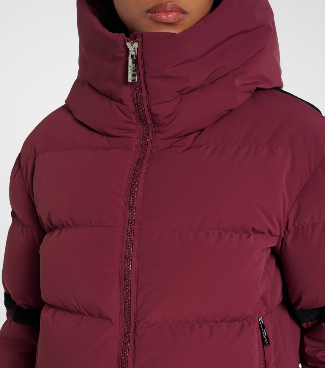 Barsy velvet-trimmed down ski jacket | Fusalp