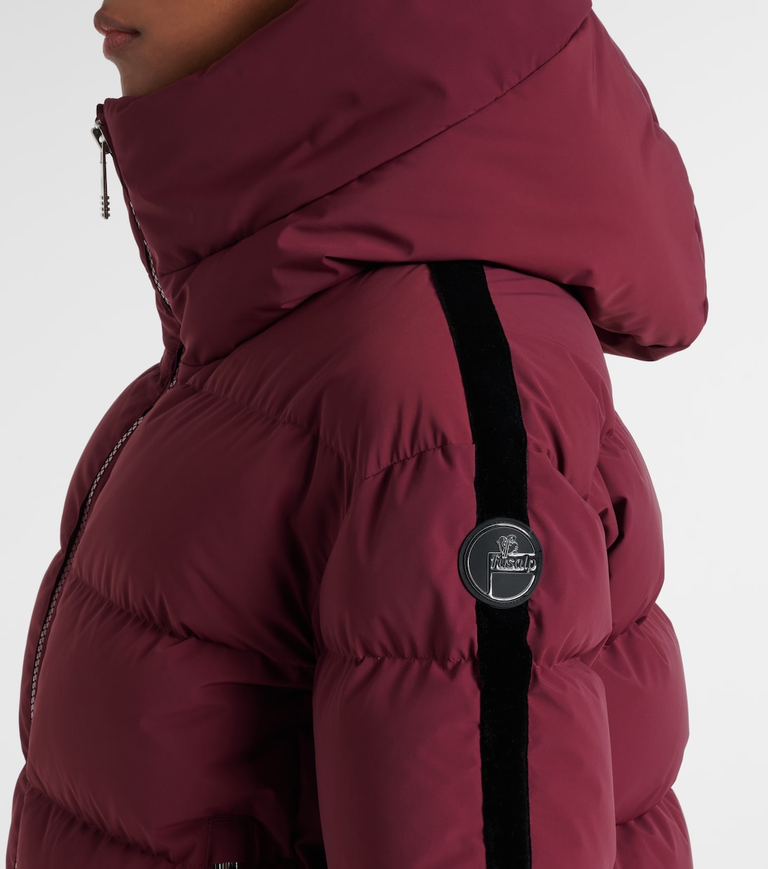 Barsy velvet-trimmed down ski jacket | Fusalp