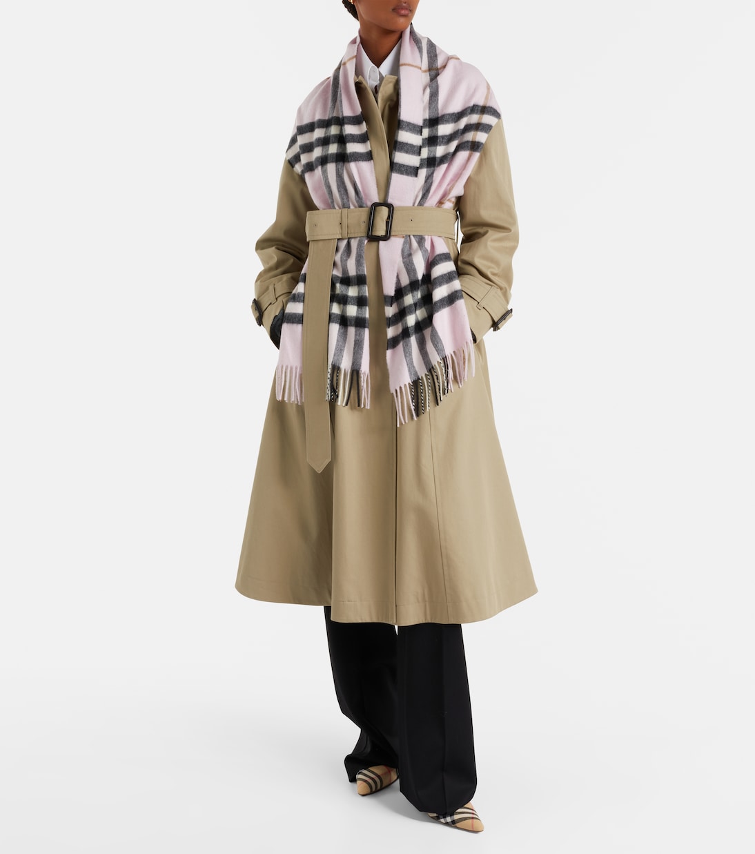 Burberry Check cashmere scarf | Burberry