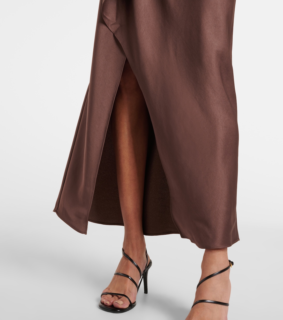 Robe portefeuille Talita en satin | Simkhai