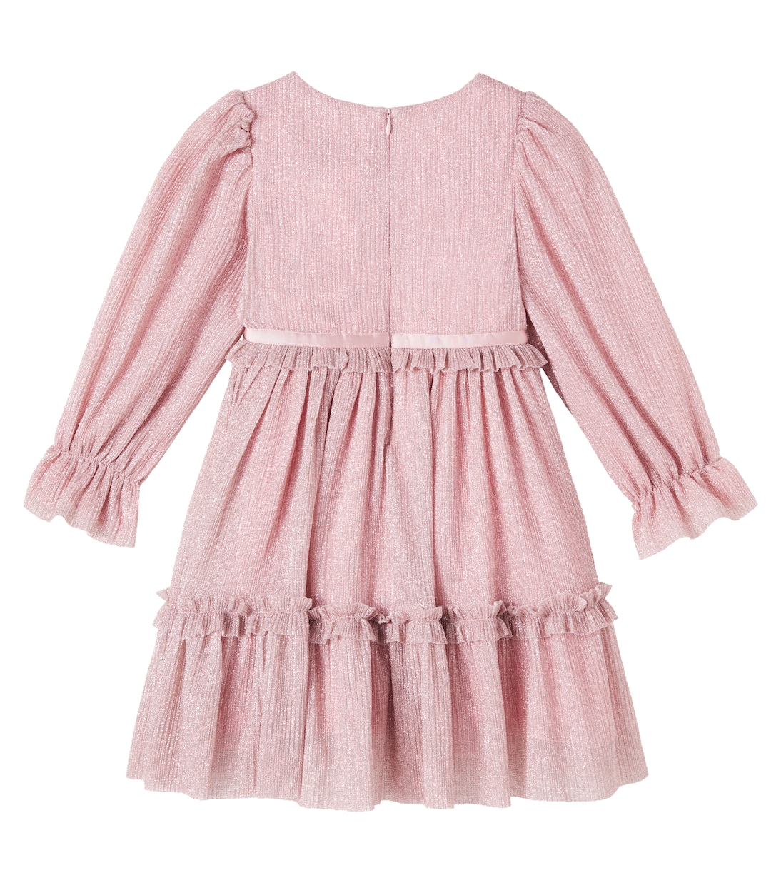Bow-detal ruffled dress | Patachou