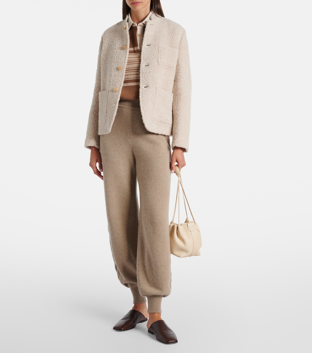 Jacke Spagna Mini SB aus Bouclé | Loro Piana